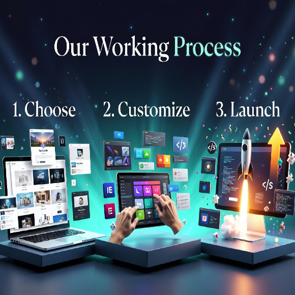 Our Working Process about us Create a premium HD 8K
